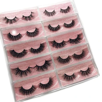 

Wholesale lashes 10Pairs 3D Mink Lashes Bulk Natural False Eyelashes Hand Made Makeup Eye Lashes 3D Mink Eyelashes mink lashes