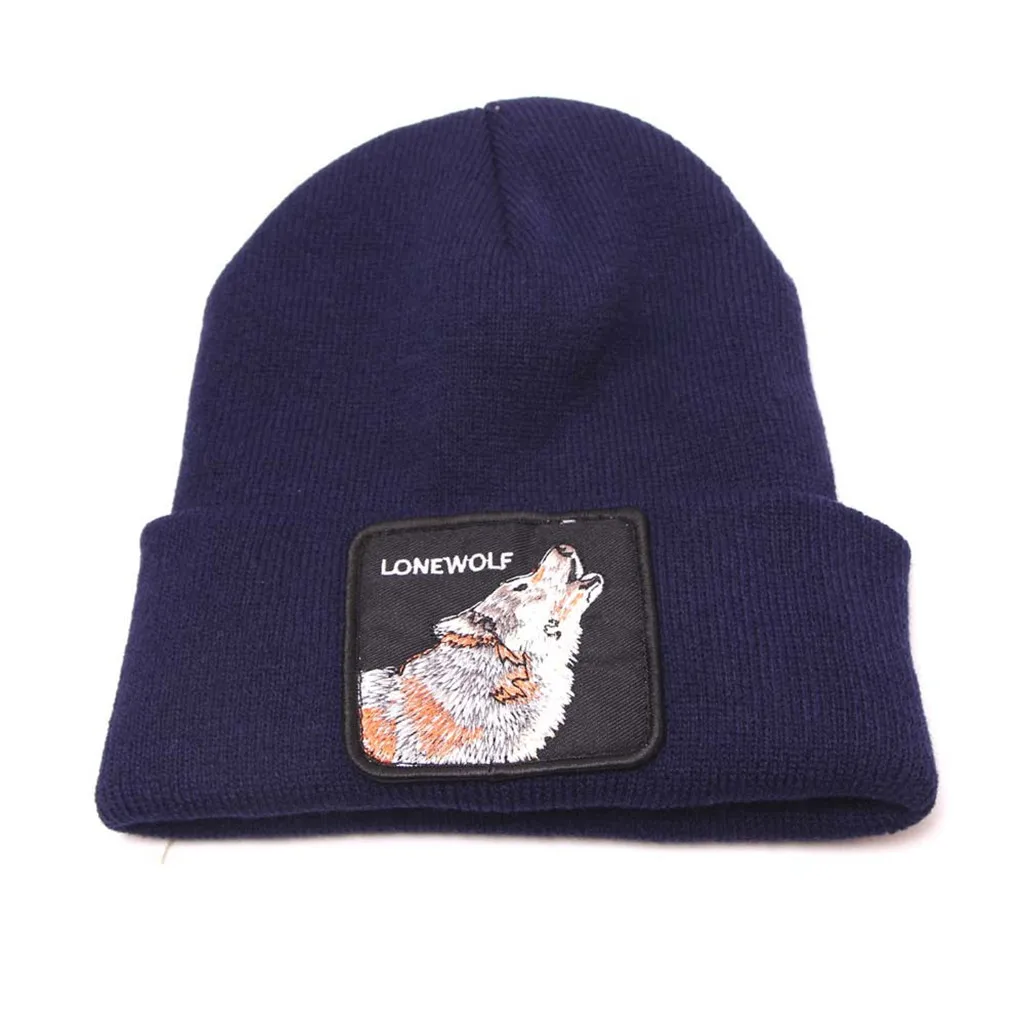 Самая Модная вязаная шапка унисекс однотонная Теплая Зимняя кепка Sembroidery Cartton belet шапка женская Прямая поставка 20