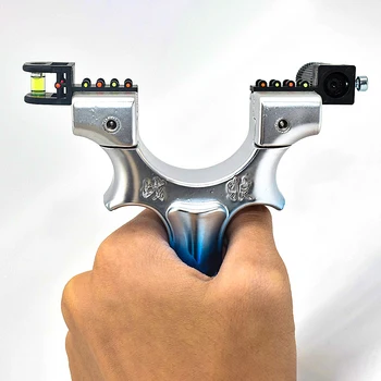 

Big Power Rubber Band Slingshot High Precision Flat Leather Slingshot Professional Fast Catapult Outdoor Special for Hunting