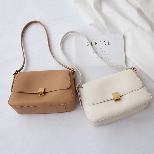 VENOF bags for women brands 2021 fashion casual leather small shoulder message bag trendy all-match crossbody bags solid color 6