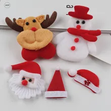 XICC прекрасный Рождественский праздник нетканый Войлок тканевый Снеговик шляпа олень мультфильм ручная работа, сделай сам, ремесло забавное украшение рождественской елки