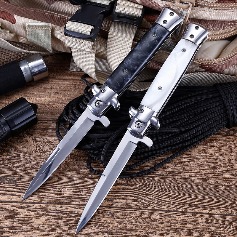 Охотничий нож со складным лезвием тактические ножи для выживания искусственный