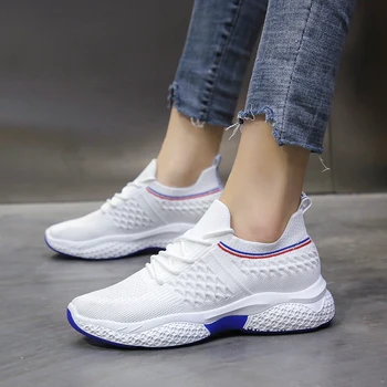 

2020 Summer Breathable Sneakers Woman Non-slip Sports Shoes Outdoor Women's Running Shoes Zapatos Mujer Fitness Tennis Training