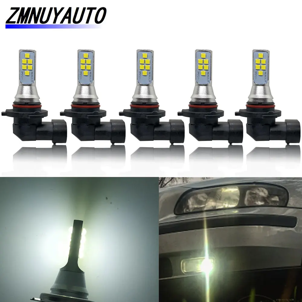 Светодиодные лампы HB4 9006 HB3 9005 противотуманные фары 12 светодиодов 3535SMD 6500K супер