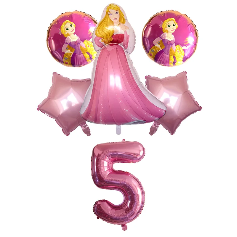 Золушка, Белоснежка, шары в форме принцесс, Аврора, Ариэль, Белль, жасмин, Тиана, Анна, globos, для маленьких девочек на день рождения, вечерние игрушки для душа