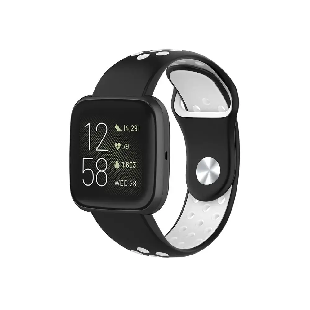 Replaceable watch accessories for Fitbit Versa 2 Band Watchband for Fitbit Versa lite Versa2 Smartwatch Silicone Strap Bracelet