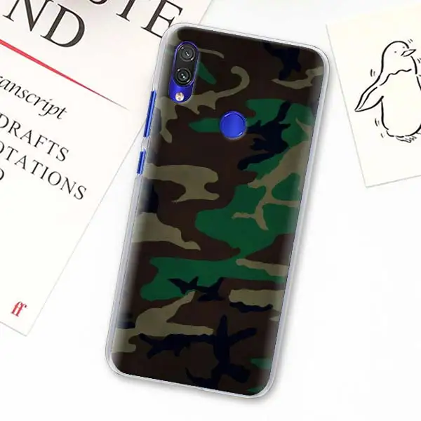 Камуфляжные военные армейские телефонные чехлы для Redmi 7 7A 8A K20 Pro 6 6A 5 Plus Redmi Note 5 6 7 8 Pro 8T S2 GO - Color: H07