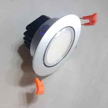 

10PCS 220V LED Ceiling Light Dimmable 3W 5W 7W 9W 12W 15W 18W 20W Silver Black Recessed LED Spot Lightm Indoor led down light