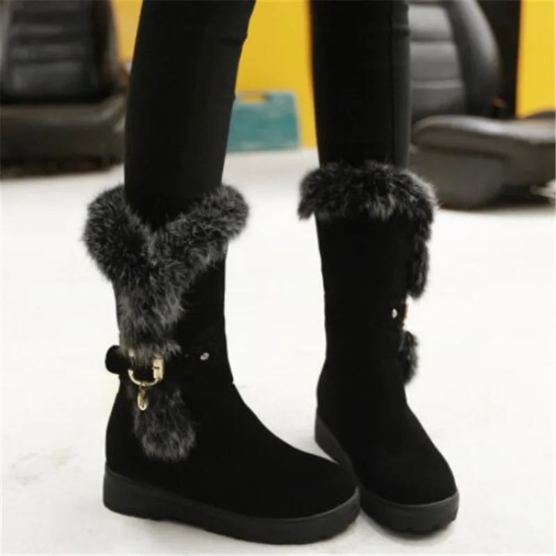 New women boots comfortable warm lightweight breathable warm casual models non-slip wear-resistant sneakers design women boots - Цвет: 02