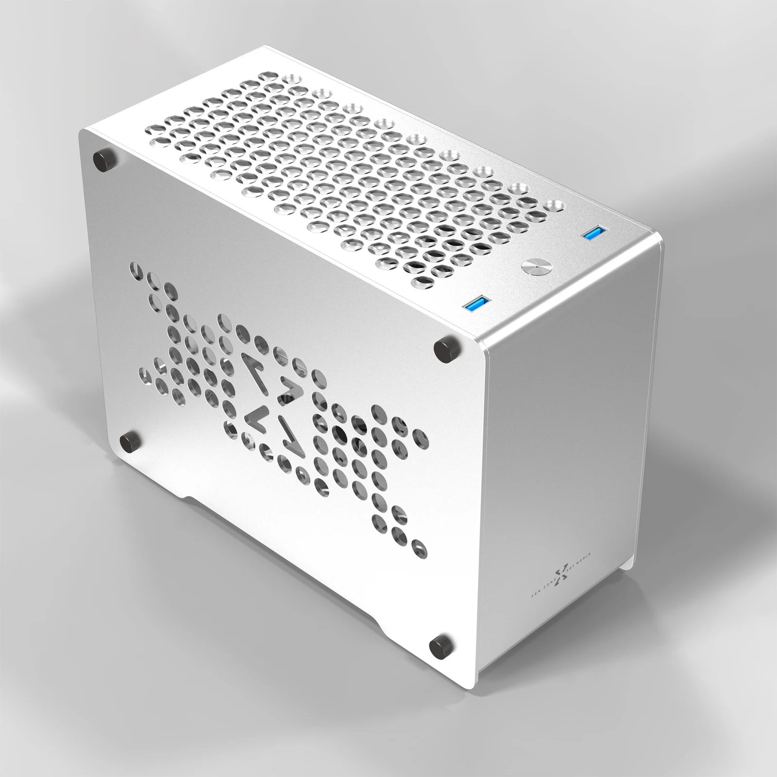 Zzaw B1 itxコンピュータケースデスクトップpc sfx/SFX-L電源ミニ