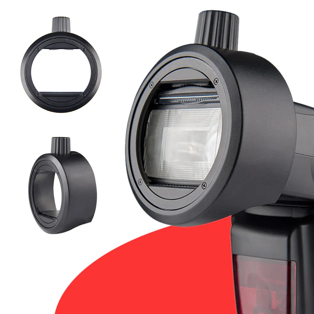 

Durable Speedlite Use Portable Photographic Round Head Accessories Ring Adapter Camera Flash Protect Universal For Godox S-R1