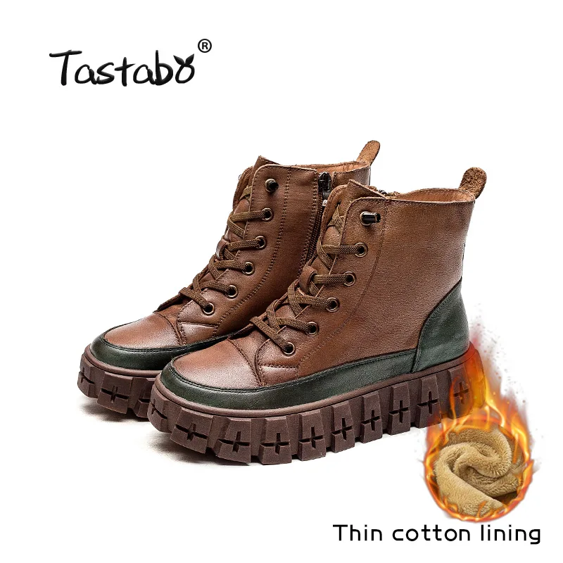 Женские ботинки Martens из натуральной кожи брендовые теплые зимние полусапожки на