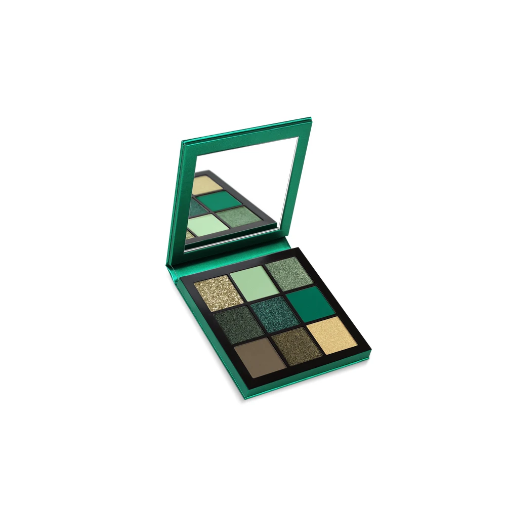 Hudas beauty тени для век Палитра Hudas beauty Obsessions драгоценные камни Коллекция 9 цветов матовые мерцающие тени для век Блеск