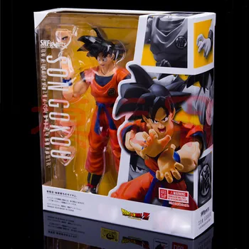 

Anime Dragon Ball Son Goku Soldier Accessories Original Package SHF Figuarts Goku Kakarotto Face Changing Action Figure Toy Gift