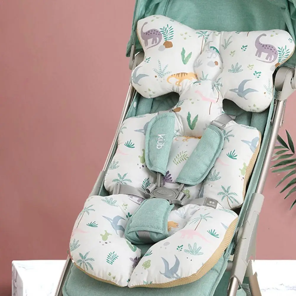 Universal Baby Stroller Seat Cushion Baby Car Cushion Head Neck Support Pillow Infant Pram Pushchair Warm Mat