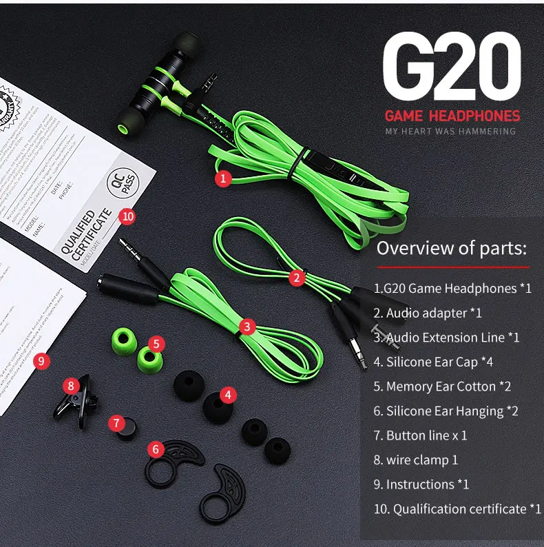 Plextone G20 Игровые наушники магнитные стерео двойные басы Наушники 3,5 мм разъемы 2,2 м кабель пены памяти для ПК и телефона