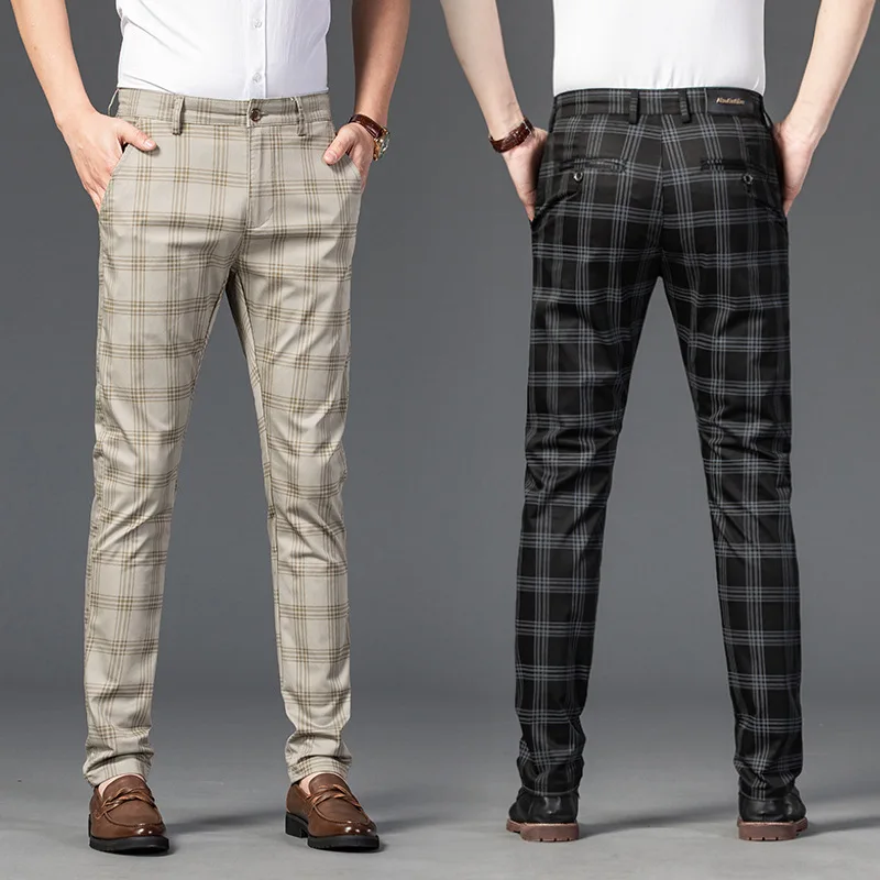 Office Suit Pants Formal Dress Trousers 