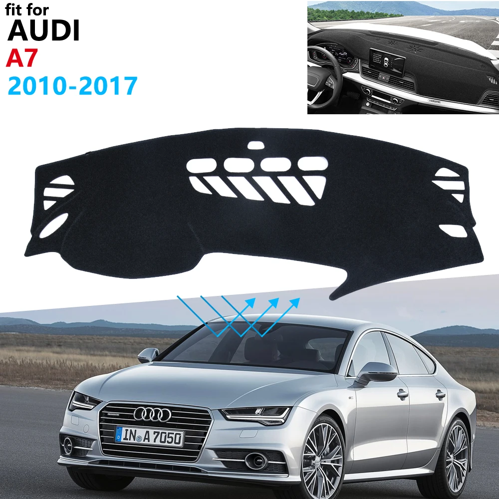 Крышка приборной панели приборная панель коврики коврик от солнца для Audi A7 2010 ~ 2017
