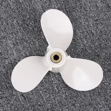 Лодка пропеллер Белый алюминиевый сплав Сопротивление старению аксессуары Запчасти