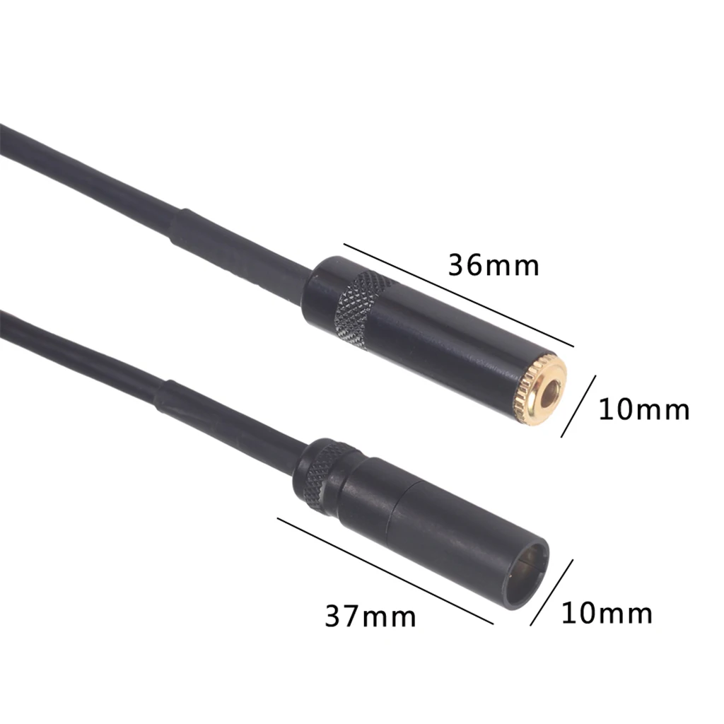 Мини 3,5 мм мама к XLR мама кабель 3Pin микрофон камера Разъем Черный