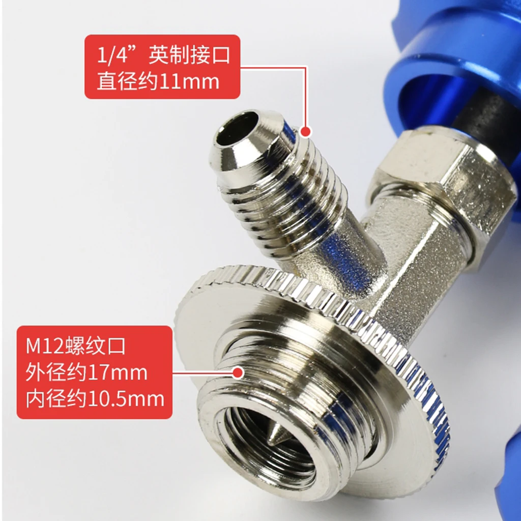 Refrigerant Bottle Opener Refrigerant Can Tap Valve Fluorine for R22 R600 Can Tap Valve