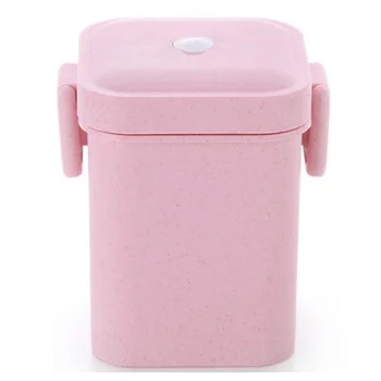 

600Ml Soup Box Sealed Leak Proof Kids Lunch Box Eco-Friendly Square Food Container Meal Prep Bento Box greater than equal wavab