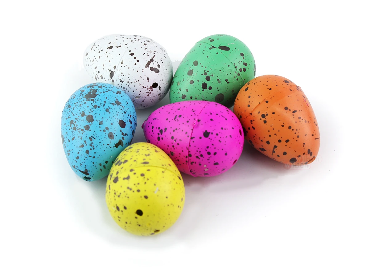 Dinosaur Eggs Toys 60pcs with retail box Magic Water Hatching Inflation Growing Dinosaur Eggs Toy For Children Educational Novelty Gag Toys GYH