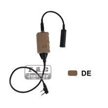 

FCS Tactical Headset V20 PTT Comtac III RAC Radio Connector Standard KN6 to U174/U Adaptor For MTP3150 PD780 XTS KENWOOD DE