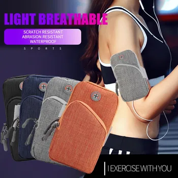 

5.5-6 inch and slim protective case Outdoor Arm band Holder Sports Arm Bag Storage Bag Elastic Running Fitness Mobile Phone Bag