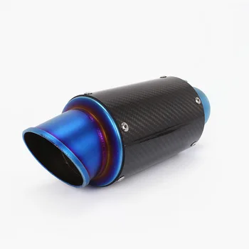 

61MM pipe Motorcycle Exhaust Muffler Full system slip on AR Austin Racing Carbon fiber Escape tip for Yamaha R1 YZF-R1 2009-2014