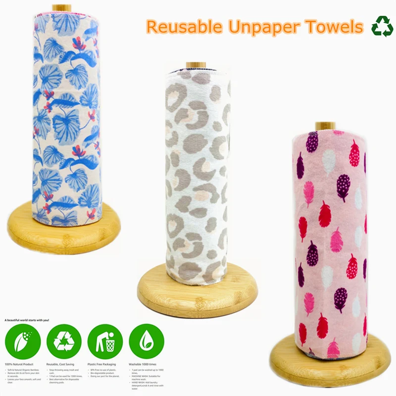 

Unpaper Towels 10x12 Inch Cotton Cleaning Cloths Reusable Paper Towel Alternative Kitchen Dishcloths Cloth Napkin Towels