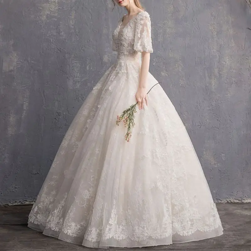 

Bridal Wedding Dress Skirt Lined 3-rings 1-layer Gauze Skirt Lining Elastic Drawstring Belt Adjustable Long Slip Petticoat