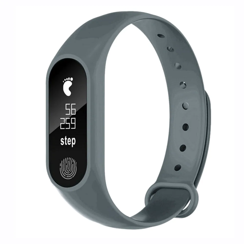 Смарт-часы многоцветные прочные для Amazfit Bip M2 спортивный Шагомер умный Браслет пульсометр Bluetooth V4.0 для Fitbit часы