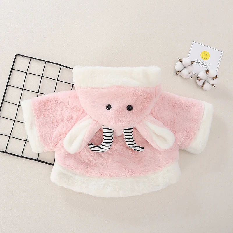 Infant Girls Fur Coats Autumn Winter Thick Jackets Girls Warm Outerwear Coat Newborn Clothes Baby Cute Antelope Cosplaysuit