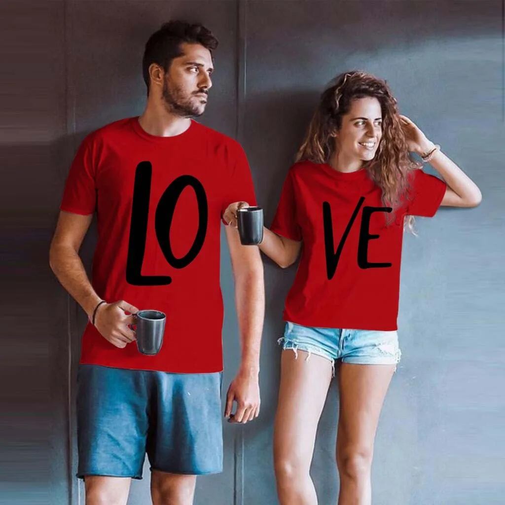 Fashion Couples T Shirts Girlfriend 