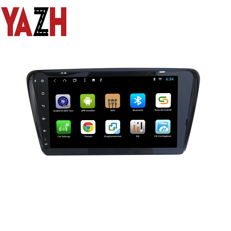 Автомобильный мультимедийный проигрыватель YAZH Android 9 0 для Skoda Octavia A7 2012 2013 2014 2015 2016