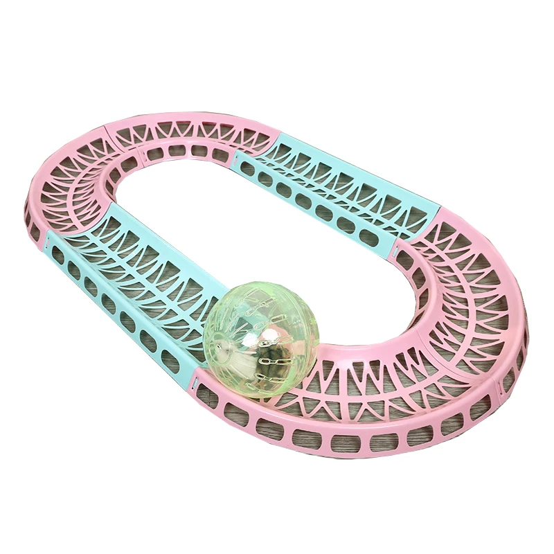 

New Hamster Running Ball Track Hamster Supplies Sports Running Ball Hamster Hamecks Guinea Pig Accessories Rat Toys