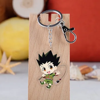 

HUNTER X HUNTER Anime Killua Zoldyck Kurapika Key Chains Two-sided Keychain Cosplay Acrylic Pendant Keyring