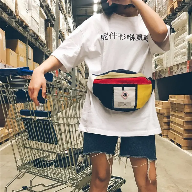 

Street Fashion Wallet Men And Women Hip Hop Casual Cool Shoulder Rides Luggage Fashion Travel Shoulder Backpack Chest Pack