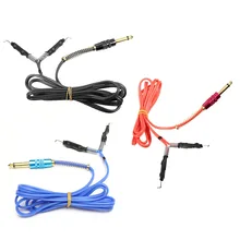1 stücke Clip Cord Power Kabel Tattoo Haken 1,7 M Silikon Draht Für Tattoo Maschine/Gun Fuß Pedal Schalter power Versorgung Zubehör(China)