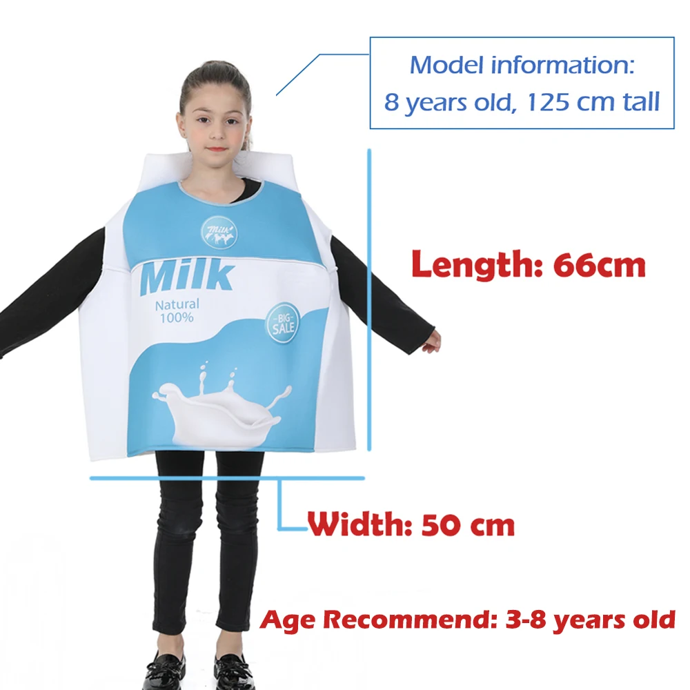 Eraspooky Funny Food Milk Cookies Cosplay Halloween Costumes For Adult Women Kids  Christmas Party Group Family Matching Outfits