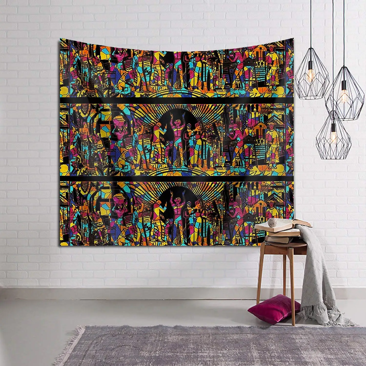 

African Party Black History Month Decorative Tapestry