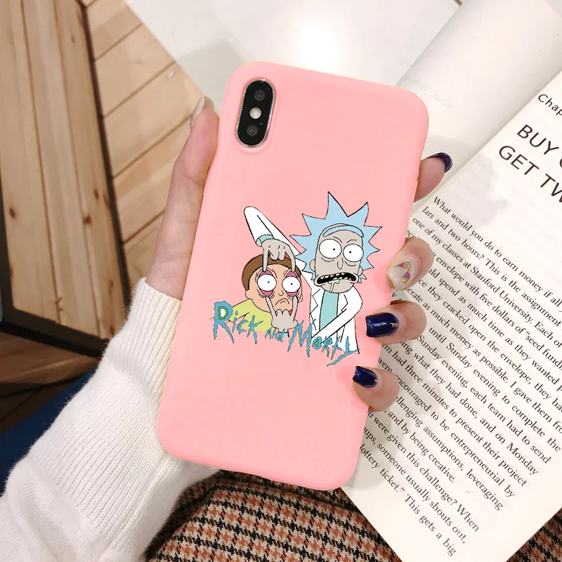 Kfe-0rsxkouy Мягкий чехол для телефона Rick And marty из ТПУ для iPhone 11, 5, SE, 6, 6 S, 8 Plus, XS, X, XR, XS Max, 11 Pro, матовый чехол с мультипликационным принтом для iPhone 7 Plus, чехол - Цвет: Kfe-0rsxkouy