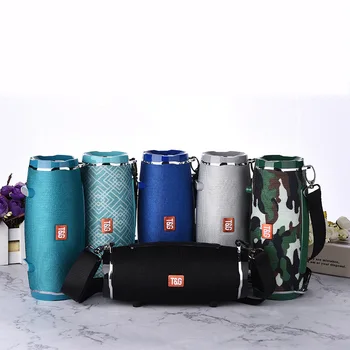 

Portable bluetooth speaker TWS couplet Wireless 3D Stereo Outdoor subwoofer Column speakers With strap TF card FM radio AUX usb