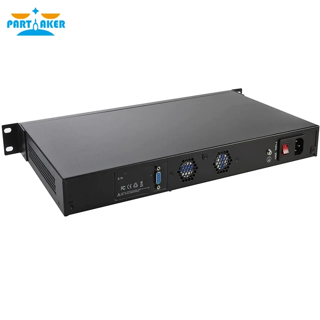 Partaker R11 Firewall VPN 1U Rackmount Network Security Appliance with Router PC Intel Core I3 2328M 6 Intel Gigabit Lan 2