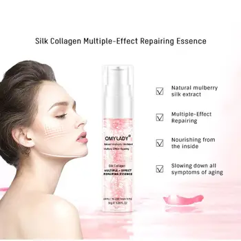 

30g Silk Collagen Essence Facial Anti-Aging Wrinkle Serum Acne Treatment Liquid