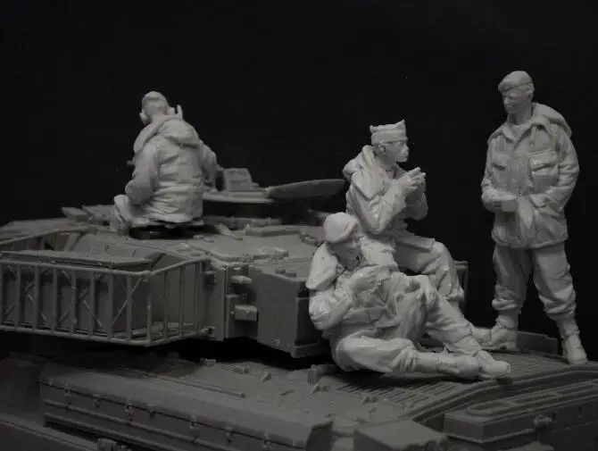 1/35 сборный Набор фигурок из смолы, британский танк(без бака