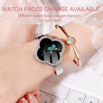 

NEW Digital Watch Lady IP67 Waterproof Digital Watch Women Steel Fitness Bracelet Android IOS Heart Rate Monitor Bluetooth Clock