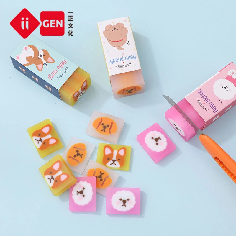 かわいいペット犬消しゴム韓国文房具の学生の賞品かわいい学校事務用品ノベルティアイテム Null Aliexpress