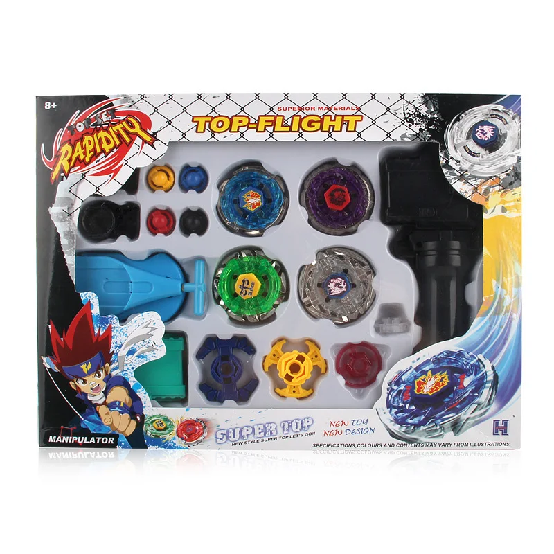 Beyblade rafale métal Fusion jouets avec double lanceurs main bayblade jouet ensemble Bey blade classique jouet cadeau pour enfants